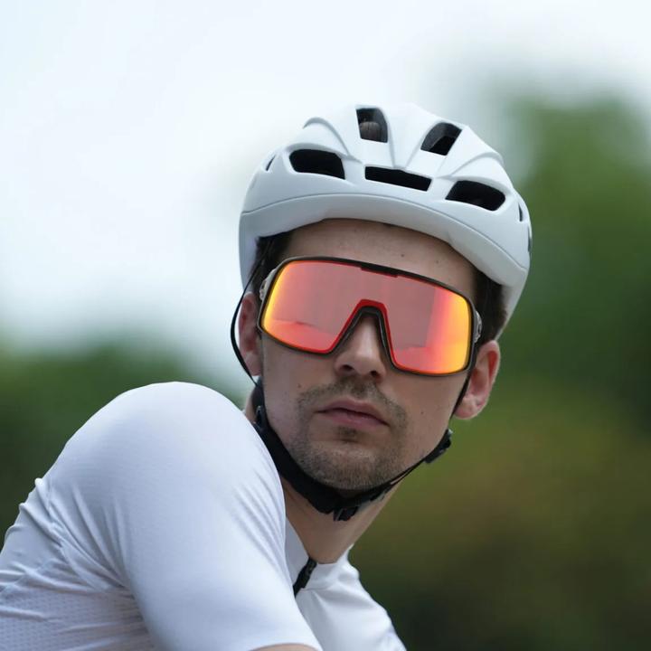 Produktbild Loven Fahrradbrille Erwachsene UV400 (Schwarz, Rot)