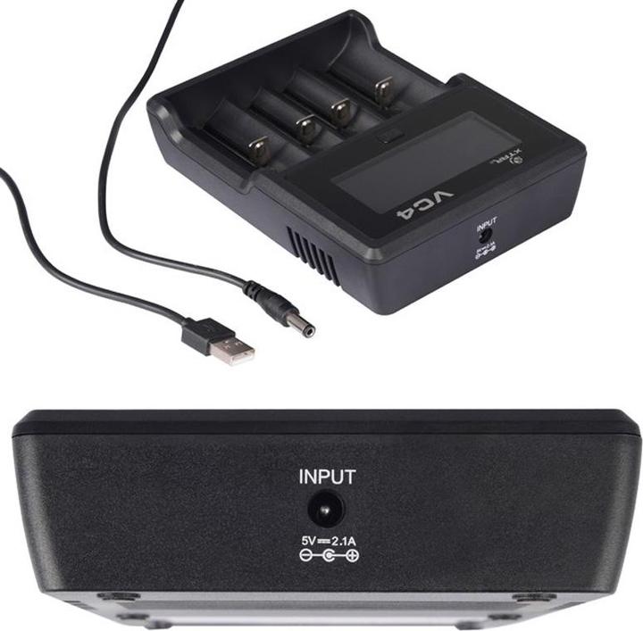 Actual product image Fenix CR123A battery and quick charger (8 pcs., CR123A, 760 mAh, Battery + charger)