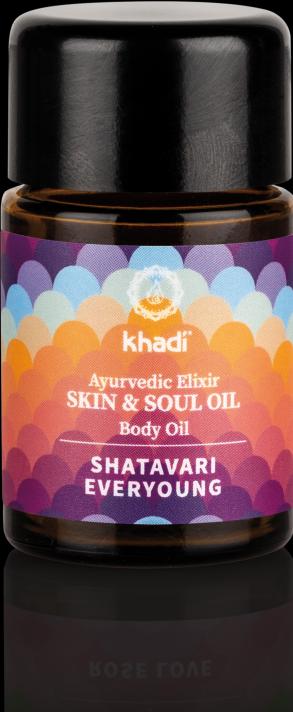 Khadi Huile corporelle Shatavari Everyoung 10 ml (Huile pour le corps, 10 ml)