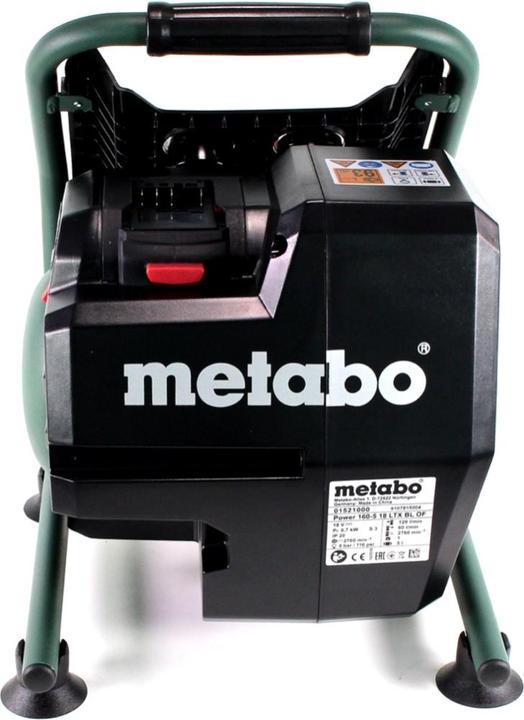 Immagine prodotto Metabo Power 160-5 18 LTX BL OF Compressore a batteria 18 V 8.0 bar Brushless + 2x batteria 10.0 Ah + (5 l)