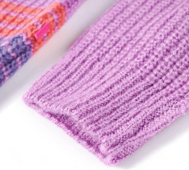 Produktbild VidaXL Kinderpullover mit Streifen Gestrickt Lila und Rosa (140)