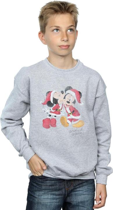 Immagine prodotto Disney Mickey And Minnie Christmas Kiss Felpa Ragazzi (152, 158)