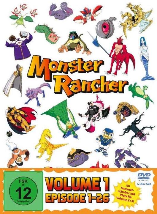 Produktbild Monster Rancher Vol. 1 (Ep. 1-26) im Sammelschuber (4 DVDs) (DVD, 1999, Deutsch, Japanisch)
