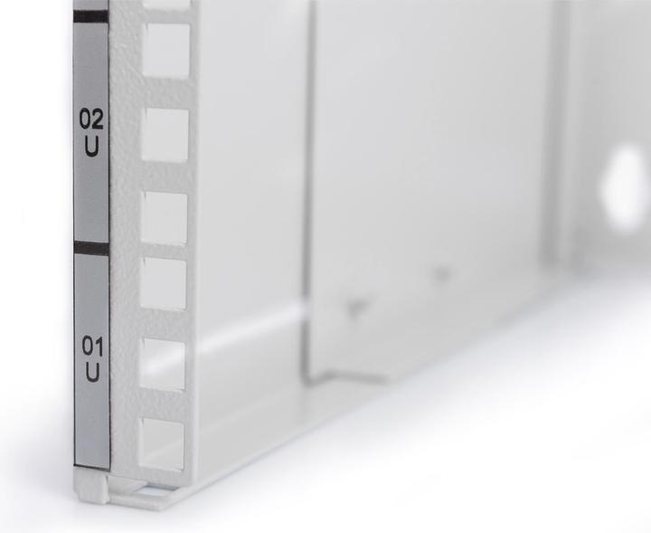 Immagine prodotto Digitus Supporto a parete 8U, grigio (8 HE, Rack da 19 pollici)