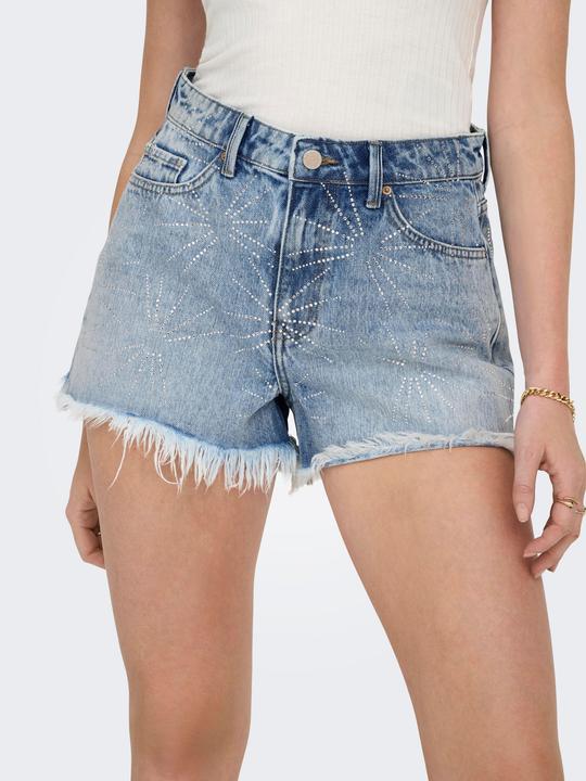 Produktbild Only ONLGABI Hohe Taille Normal geschnitten Jeans-Shorts Jeans-Shorts (S)