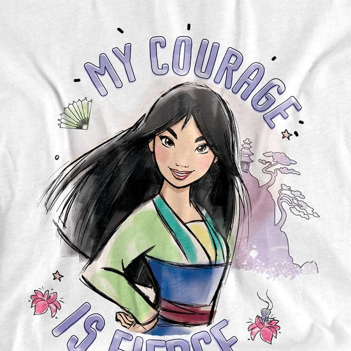 Immagine prodotto Mulan My Courage Is Fierce Maglietta Adulto Unisex (XL)