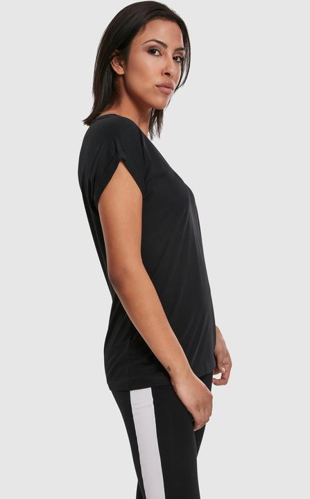 Produktbild Urban Classics Ladies Round V-Neck Extended Shoulder Tee (XXL)