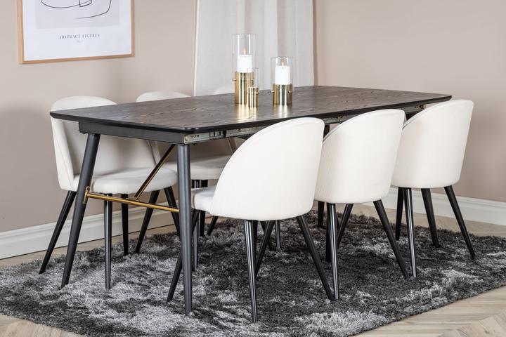 Actual product image Venture Home Dining table gold (180 x 85 x 75 cm)