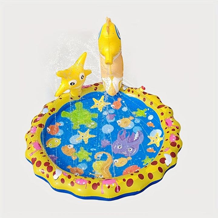 Immagine prodotto Activity Board Tappeto gonfiabile per bambini per schizzi d'acqua - divertimento all'aperto con bastone girevole