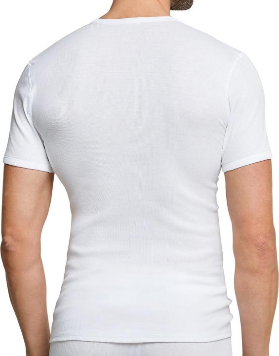 Actual product image Schiesser 3 Pack Cotton Essentials Double Rib Shirt (XL)