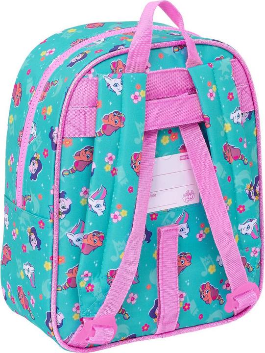 Actual product image My Little Pony School backpack Magic Pink turquoise 22 x 27 x 10 cm