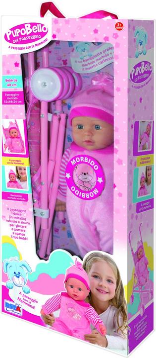 Produktbild Rs Toys Pupobello - Doll 40 cm with Stroller