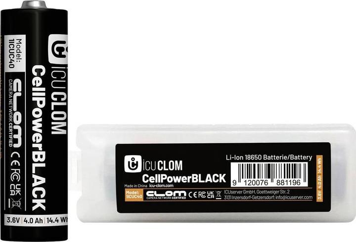 ICUserver ICU CellPower Schwarz Spezial-Akku NiMH 4000 mAh 1.2 V 1 St. (1 Stk., 4000 mAh)