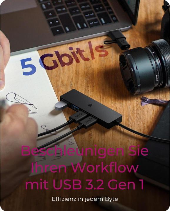Immagine prodotto Icy Box IB-HUB1424-C3 (USB-A, USB-C, 4 Porti)
