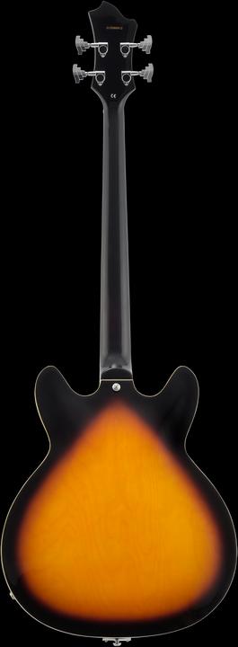 Actual product image Hagstrom Bass Guitar, Viking, Tobacco Sunburst (Electric guitar)