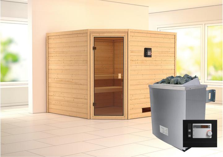 Actual product image Karibu Leona without roof rim (9 KW external control)