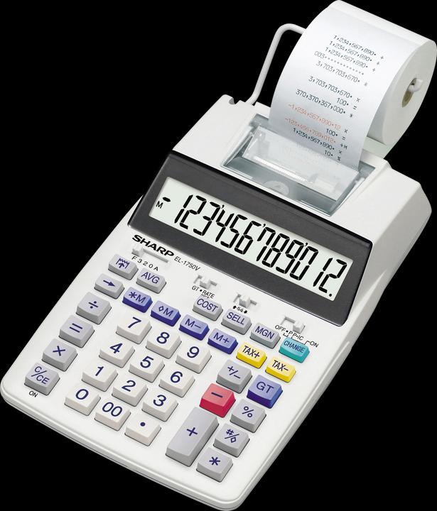 Produktbild Sharp EL-1750V (Netzbetrieb, Batterien)