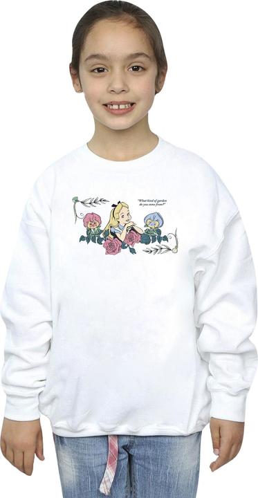 Image du produit Disney Sweatshirt fille Alice In Wonderland What Kind Of Garden (128)
