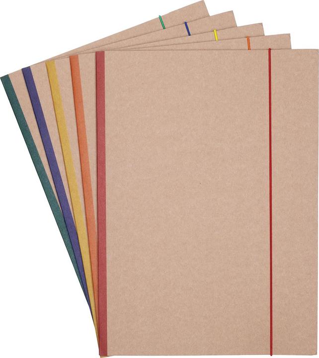 Image du produit Office Products CLASSEUR AVEC GOMME, PRODUITS BRO, KO-KRAFT, A4, CARTON, 300 G, MÉLANGE DE COULEURS (A4, 1 x)
