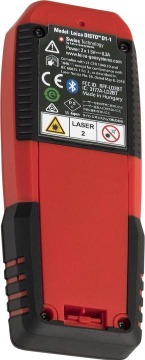 Image du produit Leica Geosystems Disto D1 (40 m, 635 nm)