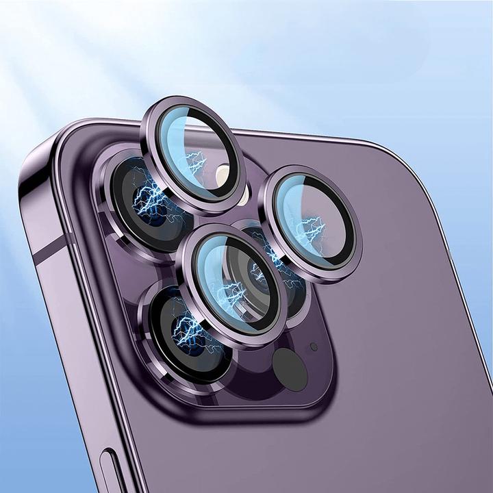 Actual product image Enkay iPhone 15 Pro / 15 Pro Max - Camera Lenses Protective Glass multicolor (3 Piece, Apple iPhone 15 Pro, Apple iPhone 15 Pro Max)