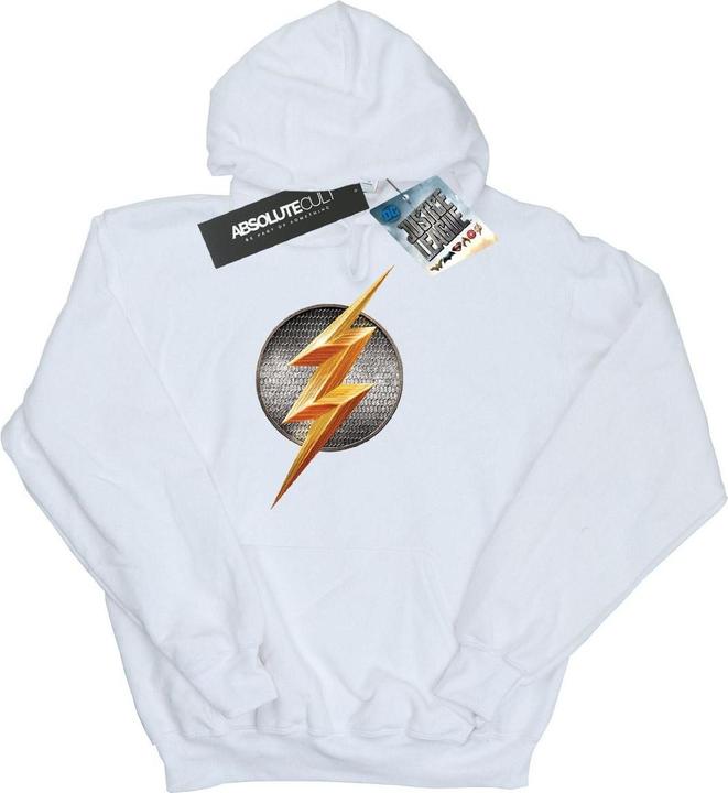 Actual product image Womens/Ladies Justice League Movie Flash Emblem Hoodie (XL)