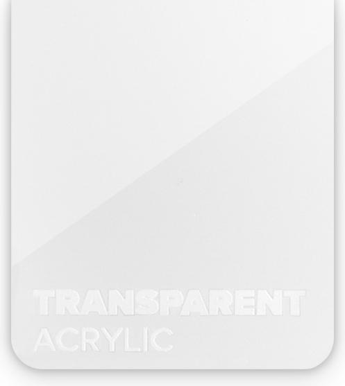 Actual product image flux Acrylic glass plate - Beambox - Transparent (37.50 cm, 40 cm)