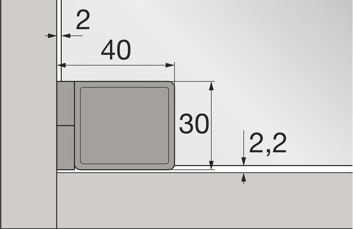 Produktbild Hettich Glastürscharniere ET 5150