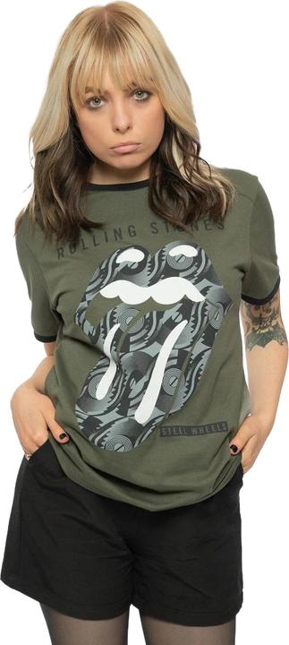 Actual product image The Rolling Stones Unisex Adult Tongue T-Shirt (S)