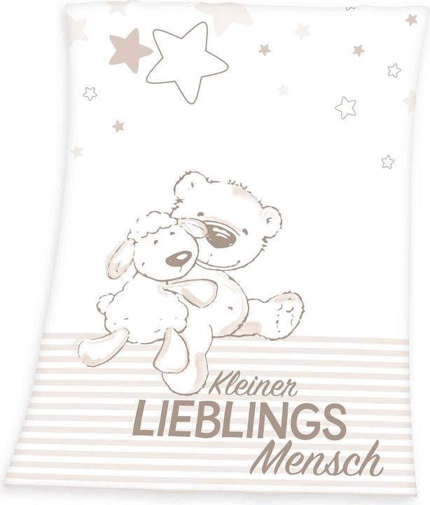 Produktbild Herding Lieblingsmensch Microfaserflausch Decke (75 x 100 cm)