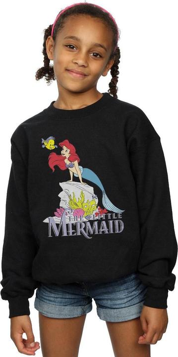 Actual product image Disney Girls The Little Mermaid Sea Friend Sweatshirt (140, 146)