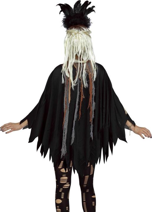 Produktbild Widmann Voodoo Priestrin Umhang: Poncho mit Kapuze (One Size)