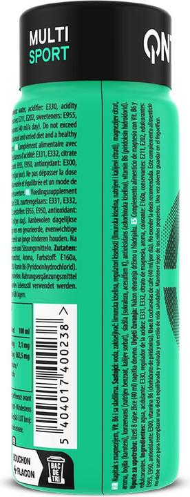 Actual product image QNT Magnesium Vitamin B6 Shot Tropical Fruit (1 Piece, 100 g)