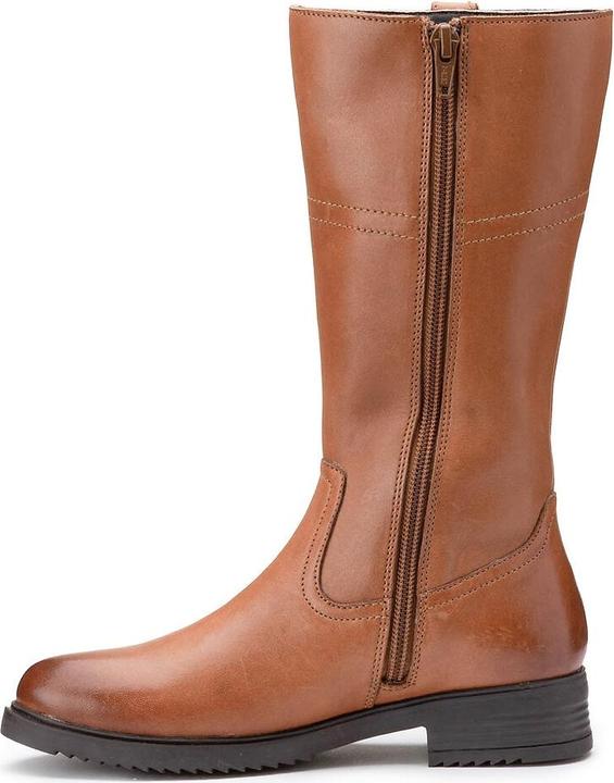 La Redoute Collections Reitstiefel aus Leder mit Reissverschluss