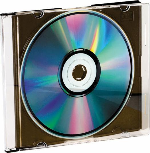 Actual product image Vivanco CD Slim Case for one CD, 25-pack, black
