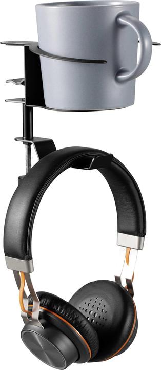 Produktbild SpeaKa Professional Universal-Kopfhörerhalterung und Becherhalter