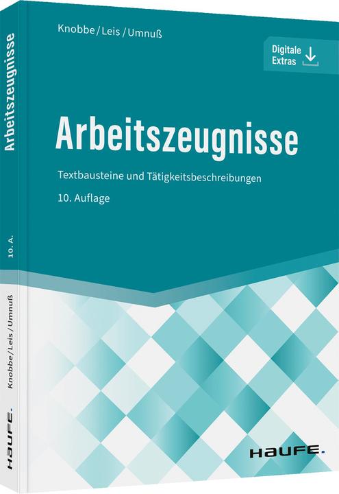 Actual product image Arbeitszeugnisse (German, Mario Leis, Karsten Umnuß, Thorsten Knobbe, 2023)