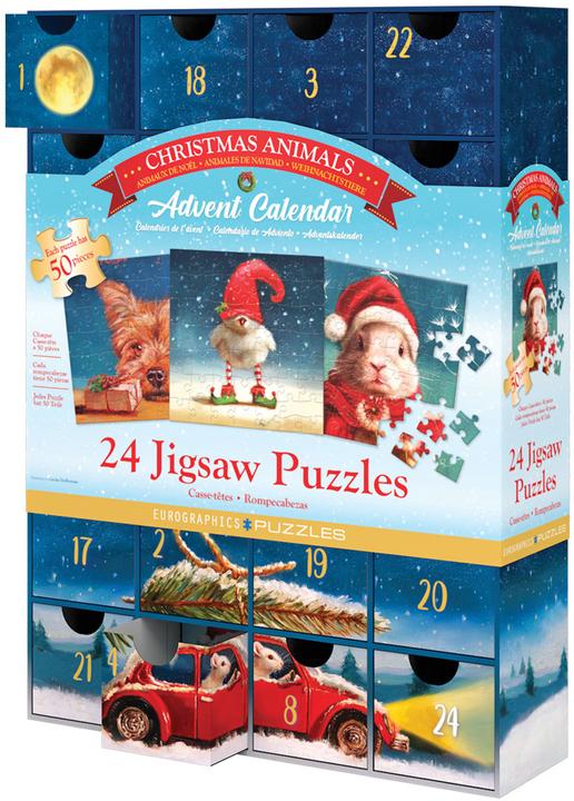 Produktbild Eurographics Puzzle - Weihnachtstiere