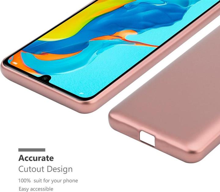 Actual product image Cadorabo TPU Matt Metallic Cover (Huawei P30 Lite)