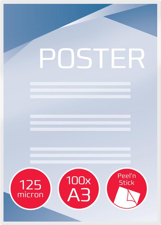 Actual product image GBC Premium quality laminating films (A3, 100 Piece, 125 µm)