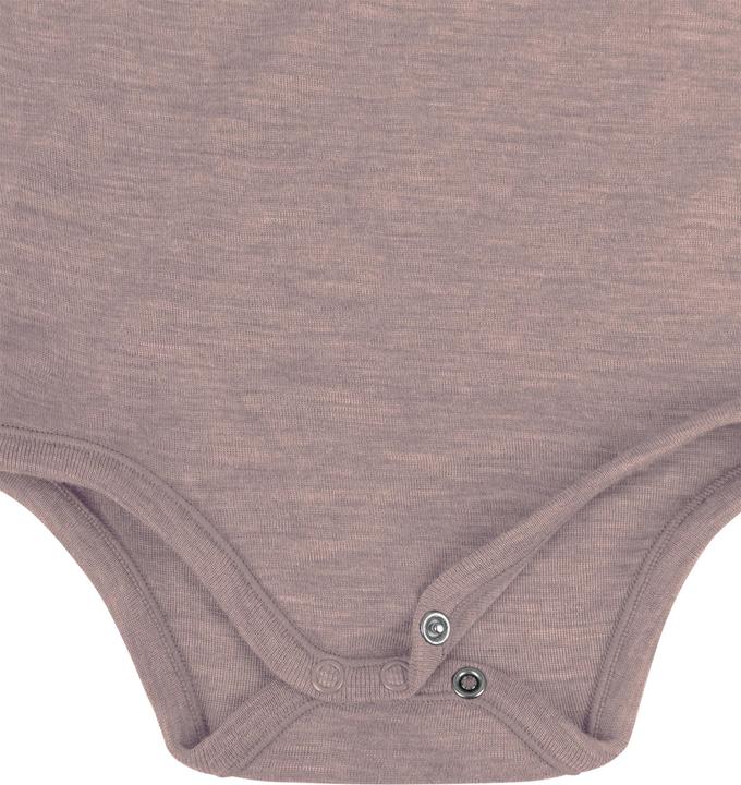 Actual product image Normani Set of 3 baby body wrap long sleeve toddler bodysuit made from merino wool - 9357 (50)