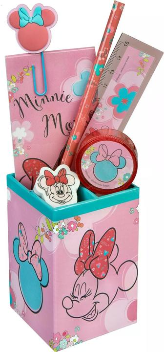 Actual product image Undercover Pencil holder filled with 7 pieces Disney Minnie Mouse