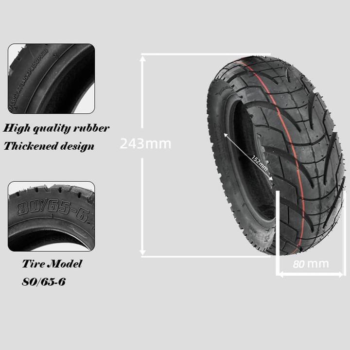 Produktbild Msuitable 10 Zoll E-Scooter Off-Road Reifen