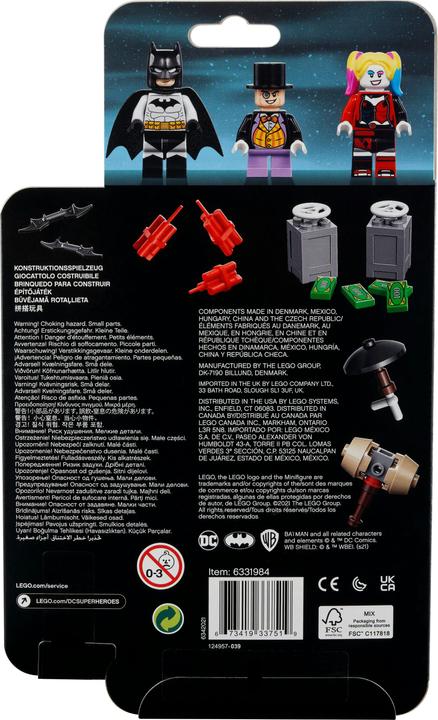 Actual product image LEGO DC Batman v Penguin and Harley Quinn 40453 (40453, LEGO DC)