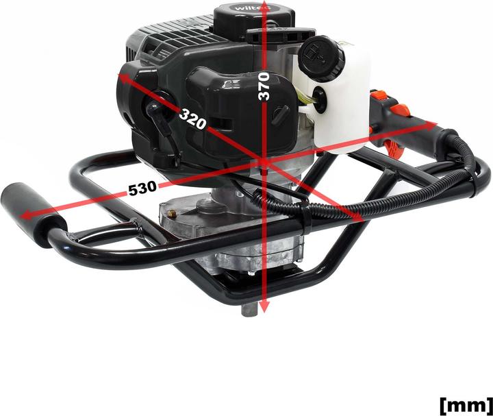 Produktbild Wiltec Erdlochbohrer Set