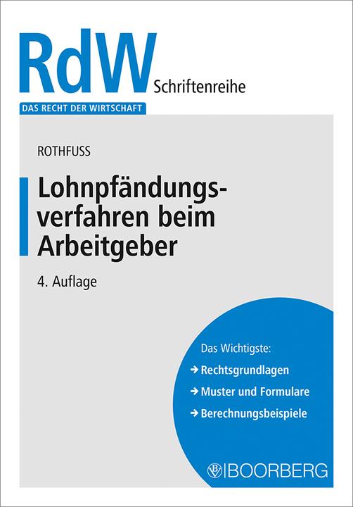 Immagine prodotto Lohnpfndungsverfahren beim Arbeitgeber (Tedesco, Peter Rothfuss, 2024)