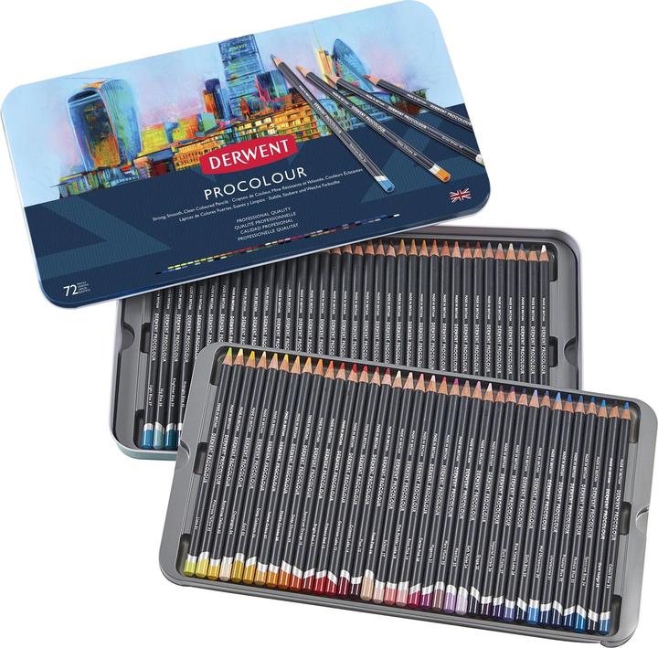 Immagine prodotto Derwent Matite Procolour, 72 peltro (Multicolore, 72 x)