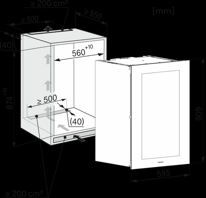 Produktbild Miele KWT 6422 iG-1 sw EB