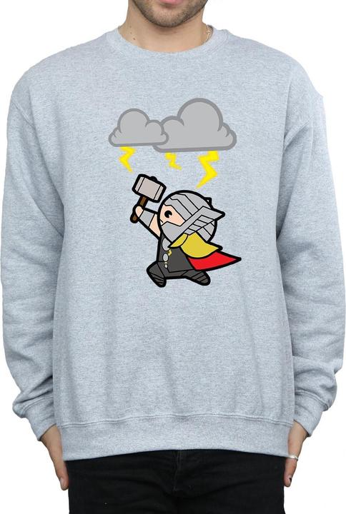 Image du produit - Sweat KAWAII THOR GOD OF THUNDER - Homme (3XL)