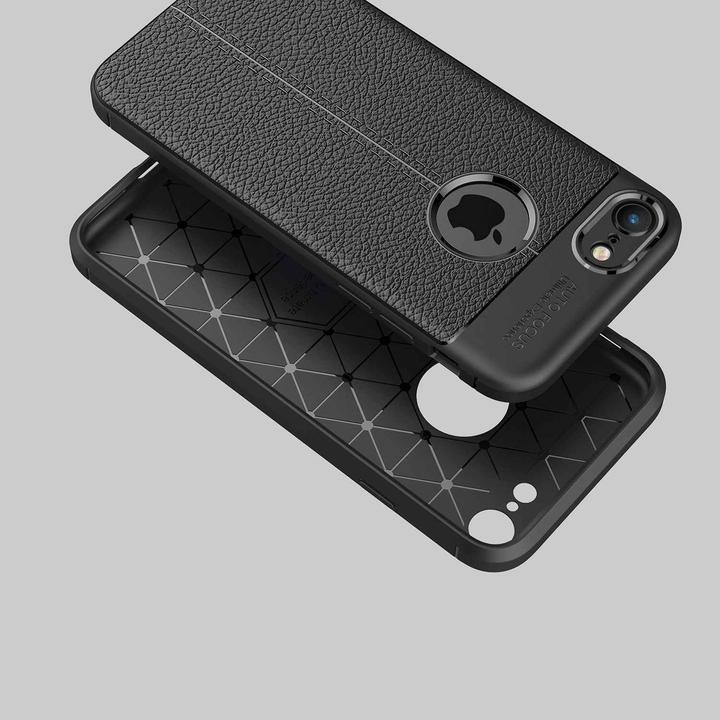 Produktbild Cadorabo TPU Cover Kunstleder Struktur (Apple iPhone 7, Apple iPhone SE (2nd Gen))